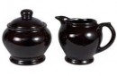 Brown Betty Cream Sugar Set