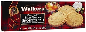 Walkers Pure Butter Stem Ginger Shortbread 175g