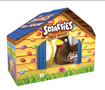 Nestle Smarties Hen house