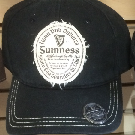 Guinness Black Cap with Open IRISH